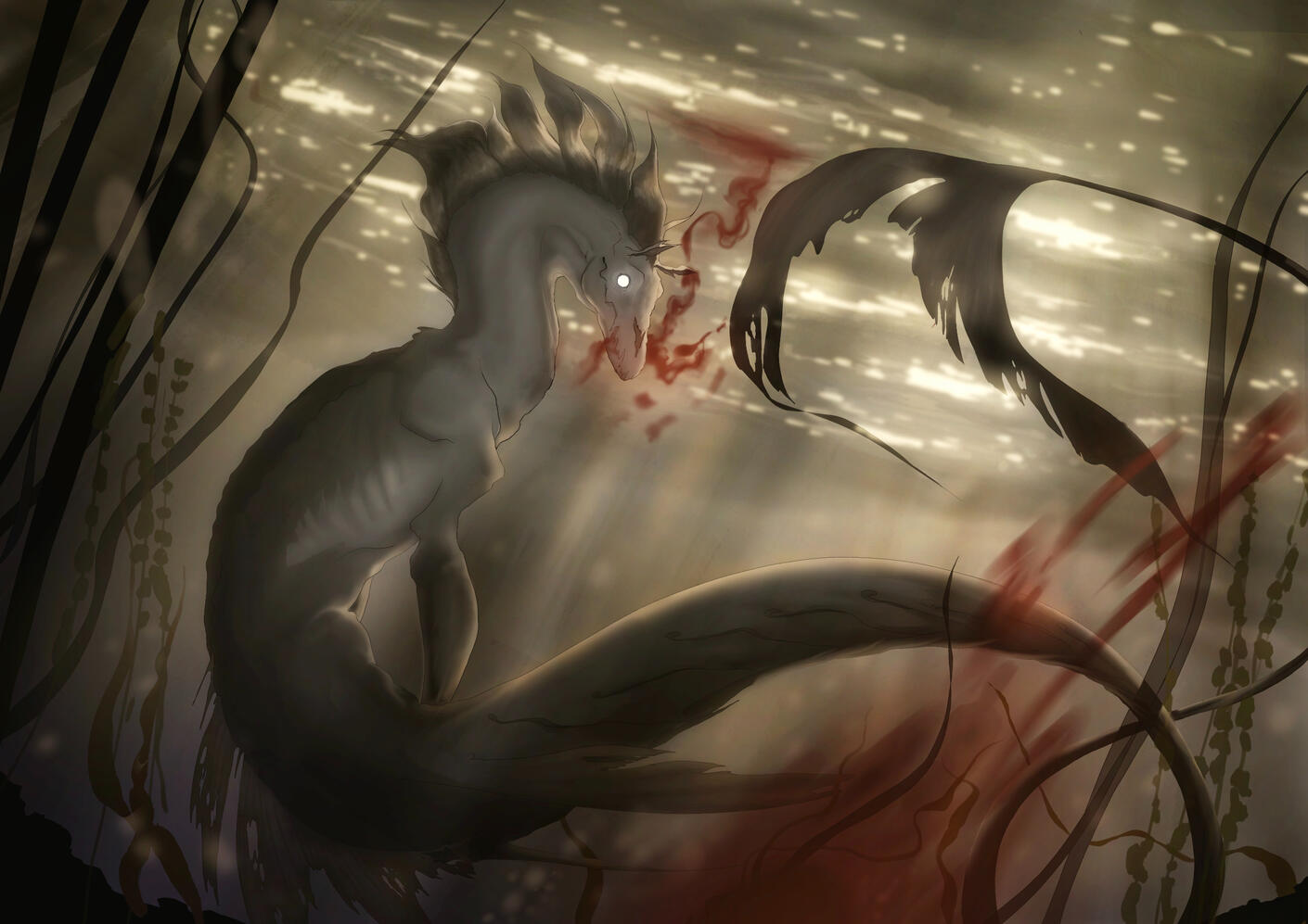 "Within the depths"